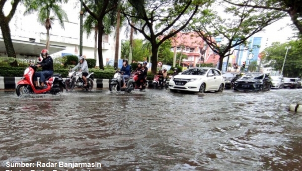 banjir rob banjarmasin